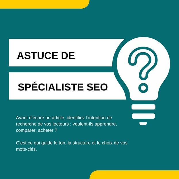 Astuce de specialiste SEO