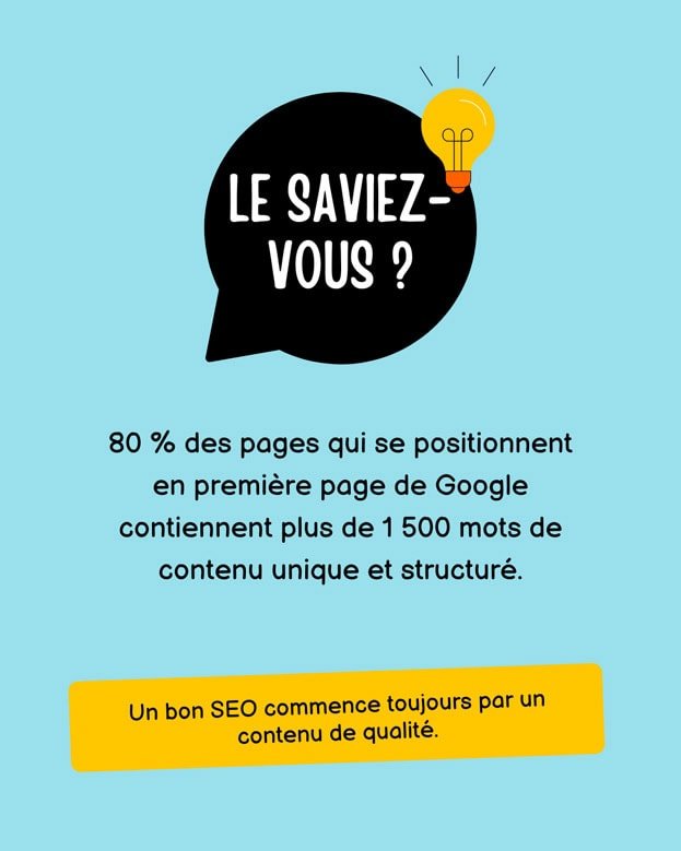 contenu unique bon seo