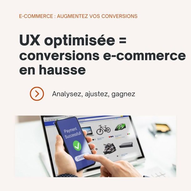 E-commerce ameliorez ux augmentez conversions